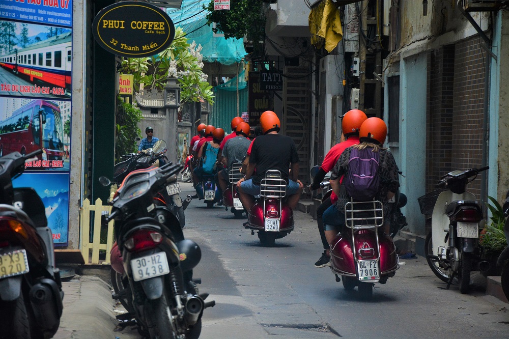 Asia Motorbike Adventures Hanoi – The Original Vespa Tours – Motorbike Tours Hanoi – Hanoi Jeep Tours – Hanoi Bicycle Tours- Hanoi Food Tours