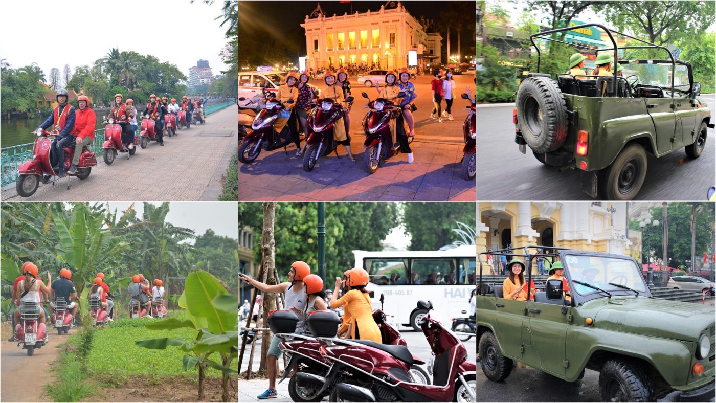 Asia Motorbike Adventures Hanoi – The Original Vespa Tours – Motorbike Tours Hanoi – Hanoi Jeep Tours – Hanoi Bicycle Tours- Hanoi Food Tours